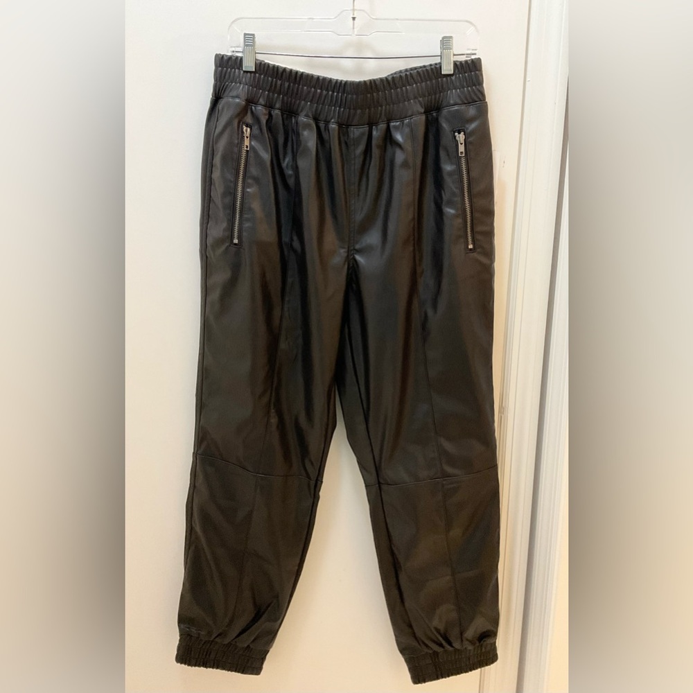 NWT Tinsel Soft Pleather Joggers